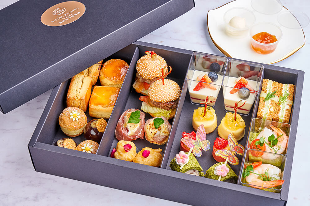 皇家太平洋酒店柏景餐廳推出「悠然下午茶」外賣版。