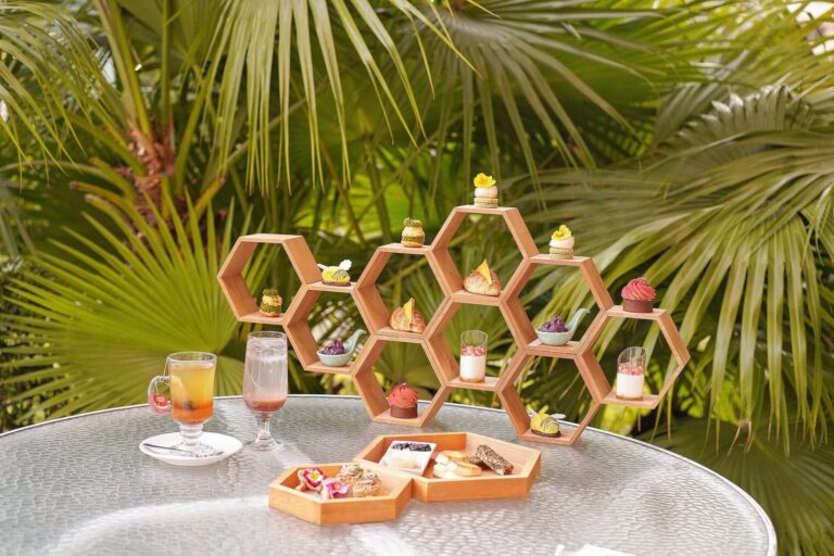 造型精致嘅甜蜜「蜂」味下午茶。